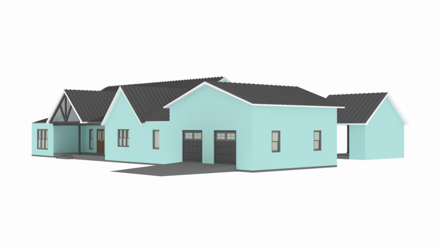 BP-2001-M Matthew Barndominium House Plan