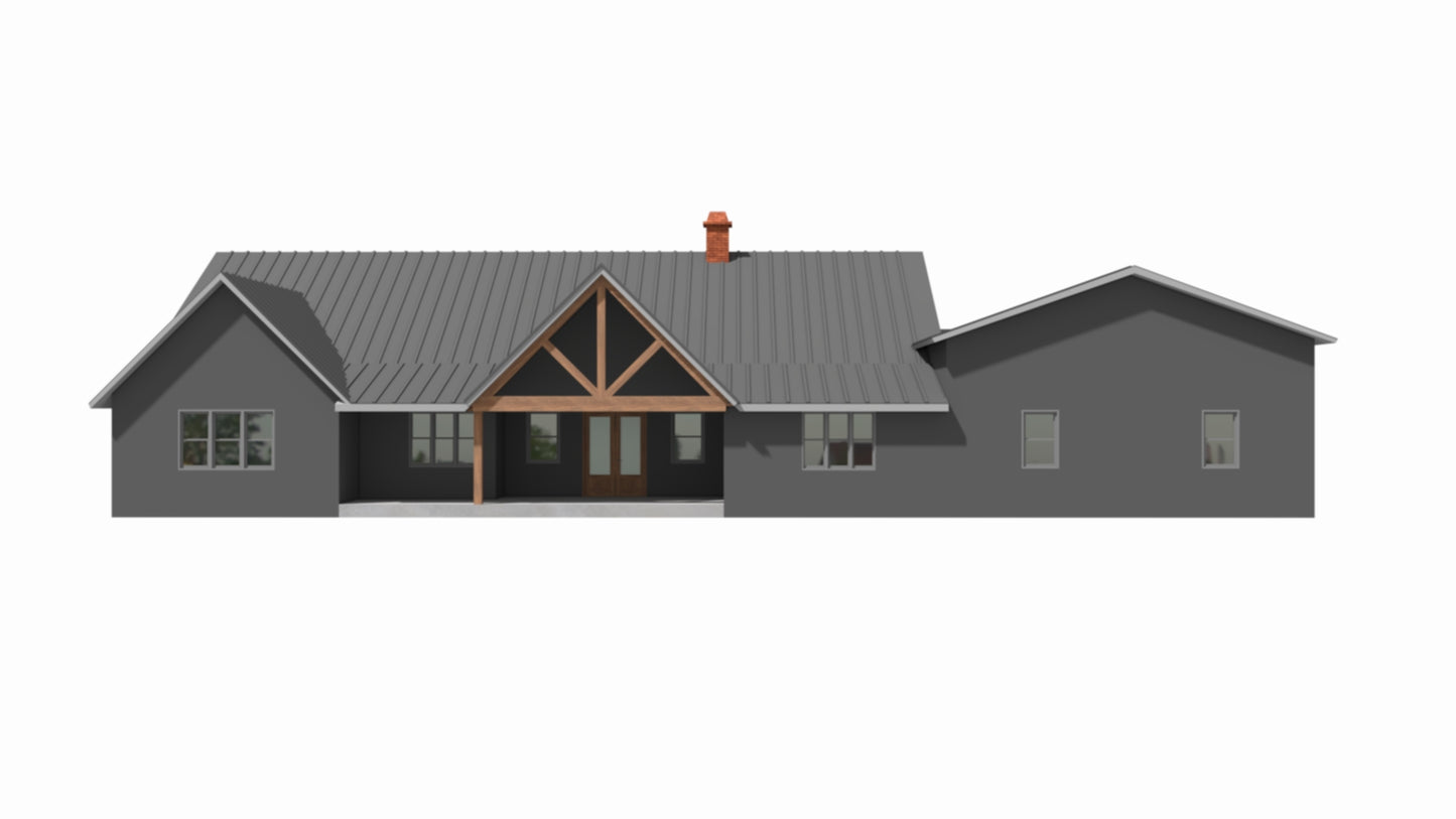 BP-2001-T Trevor Barndominium House Plan
