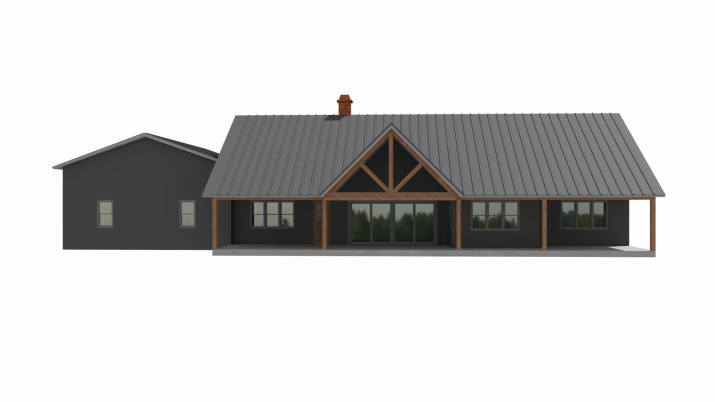 BP-2001-T Trevor Barndominium House Plan