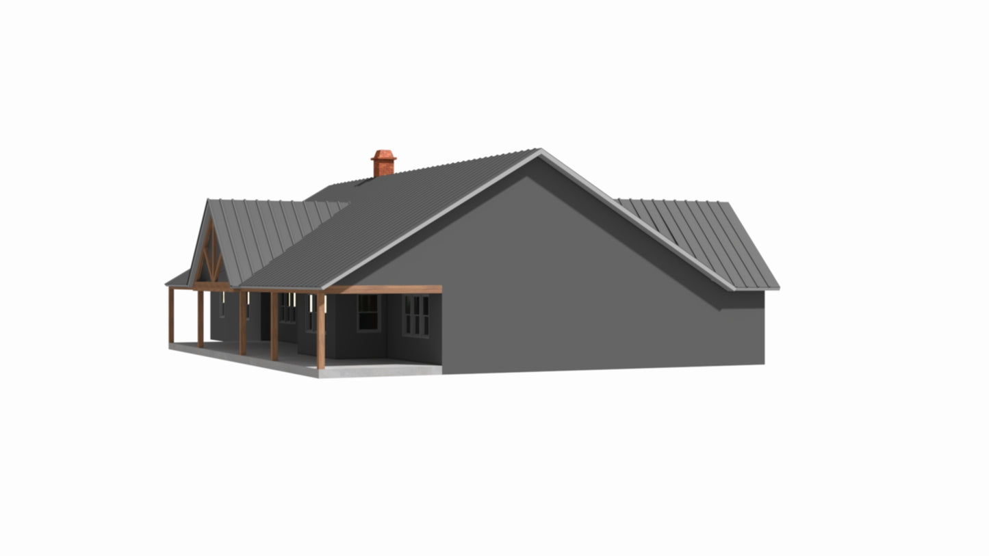 BP-2001-T Trevor Barndominium House Plan