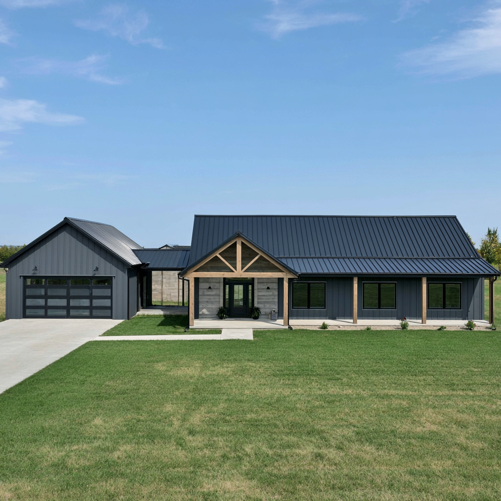 BRZ-30032 Barndominium House Plan