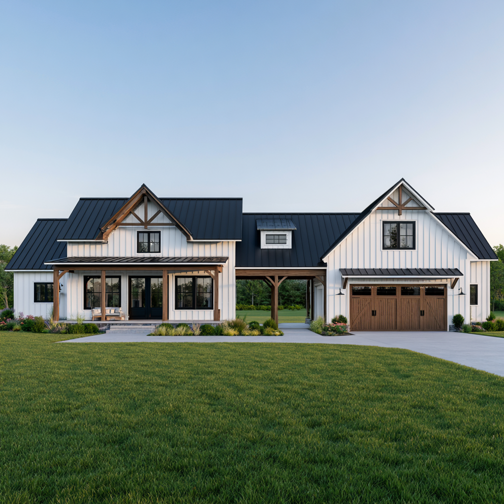 BRZ-30034 Barndominium House Plan