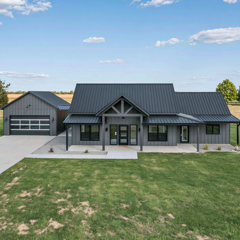 BRZ-30039 Barndominium House Plan