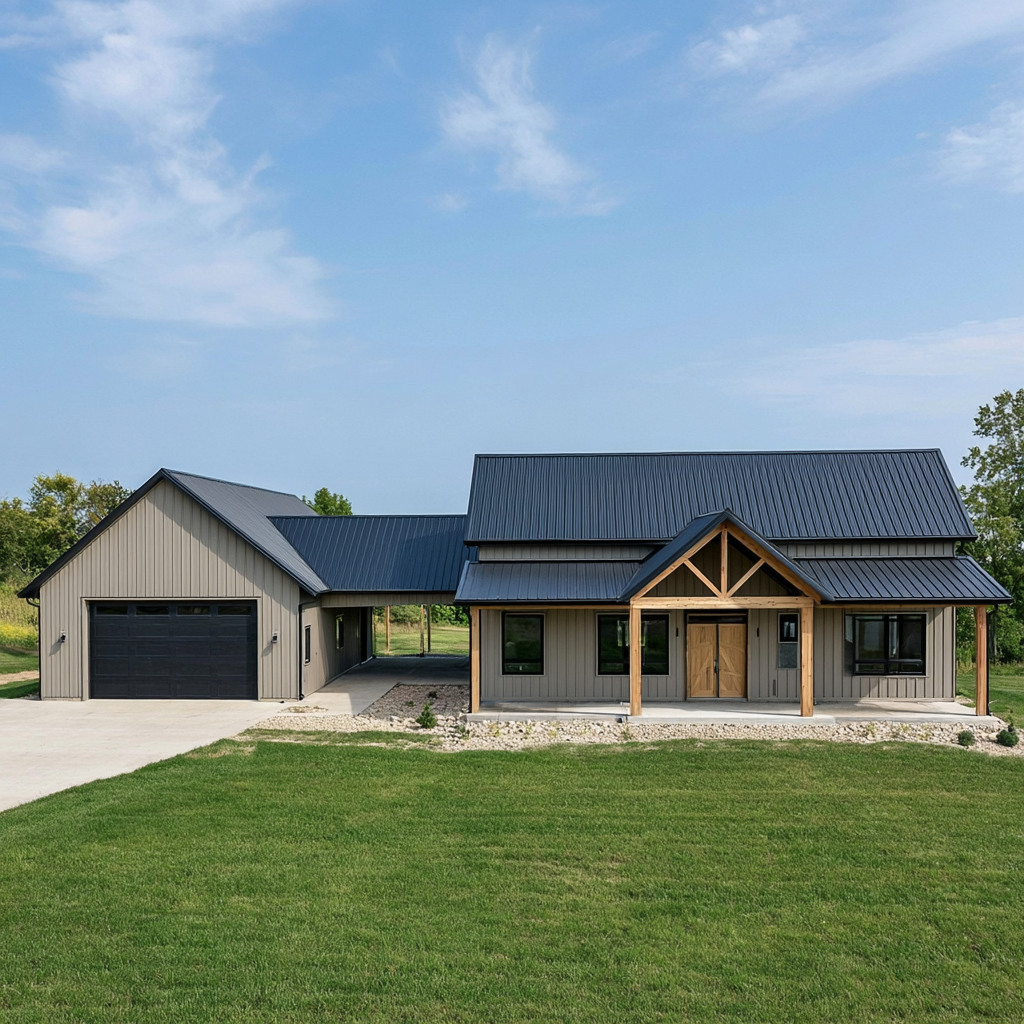 BRZ-30042 Barndominium House Plan