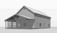 BRZ-30043 Allison Barndominium House Plan