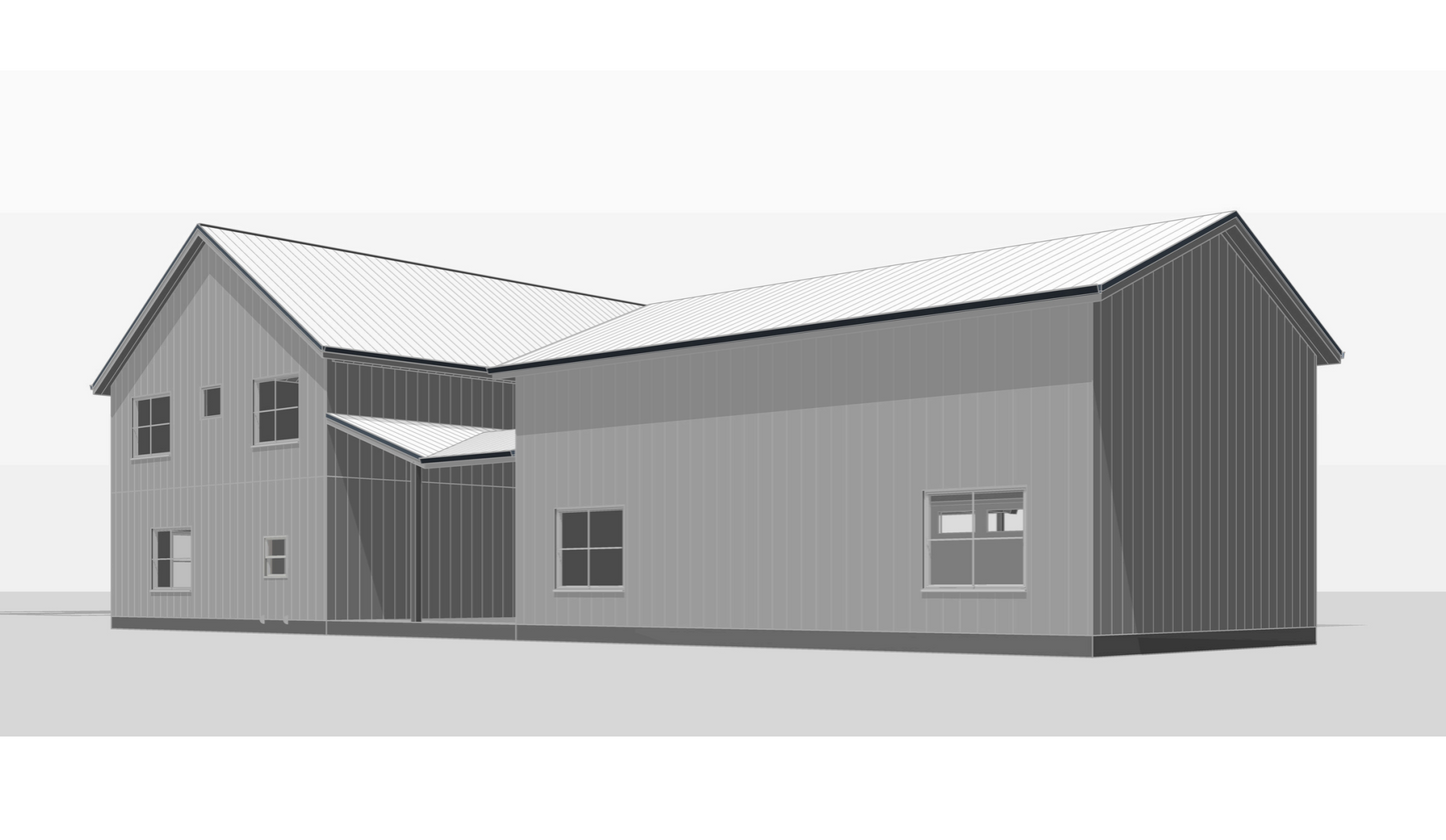 BRZ-30043 Allison Barndominium House Plan