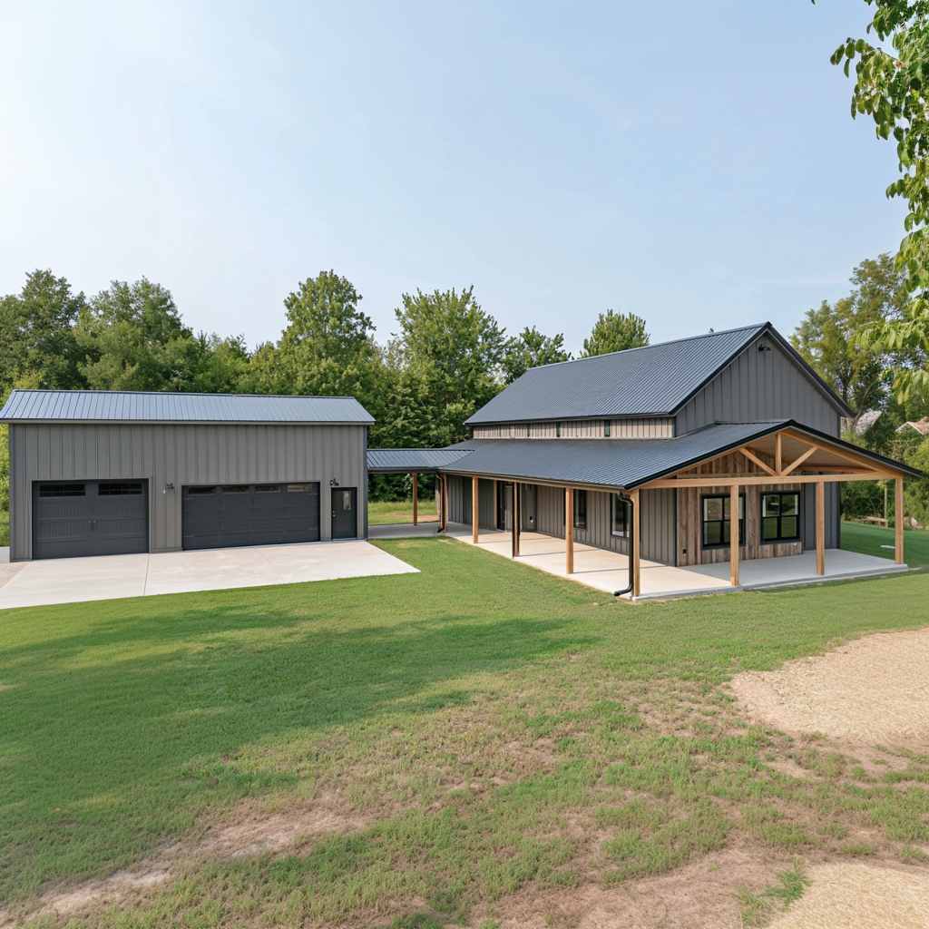 BRZ-30043 Barndominium House Plan