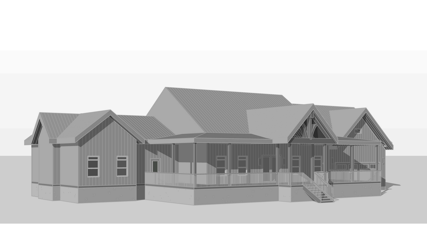 BRZ-30046 Gavin Barndominium House Plan