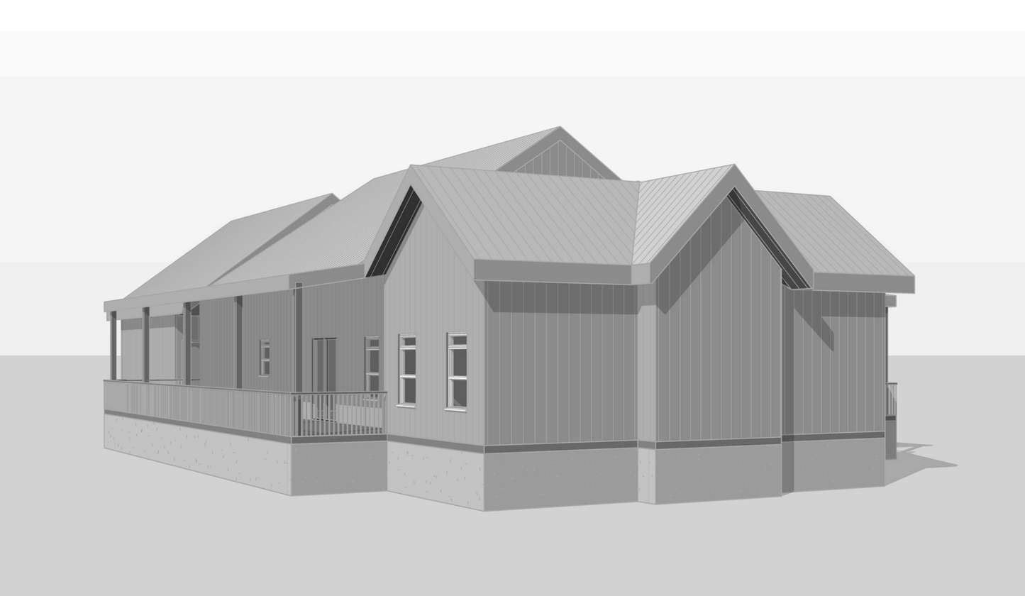 BRZ-30046 Gavin Barndominium House Plan