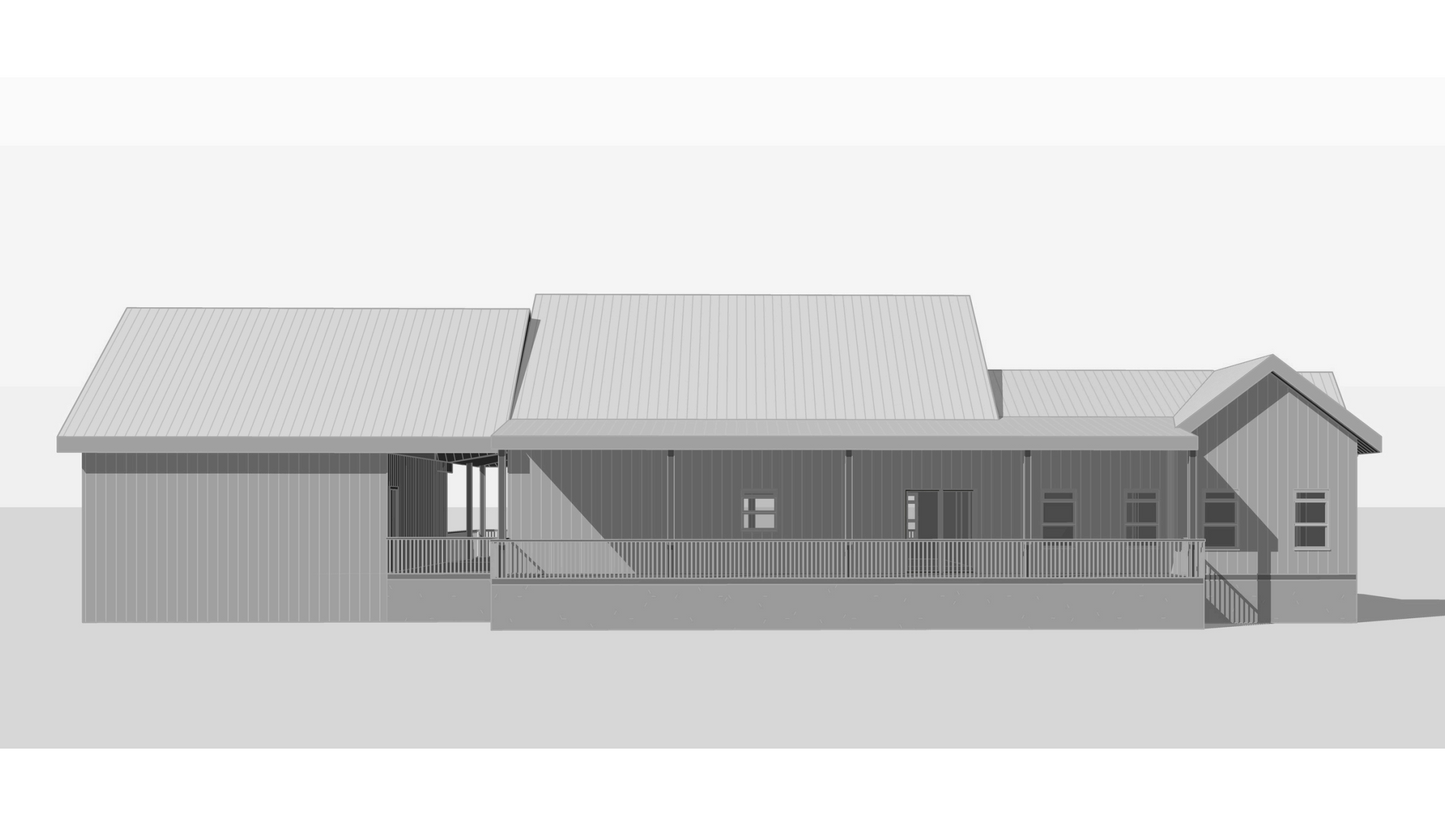 BRZ-30046 Gavin Barndominium House Plan