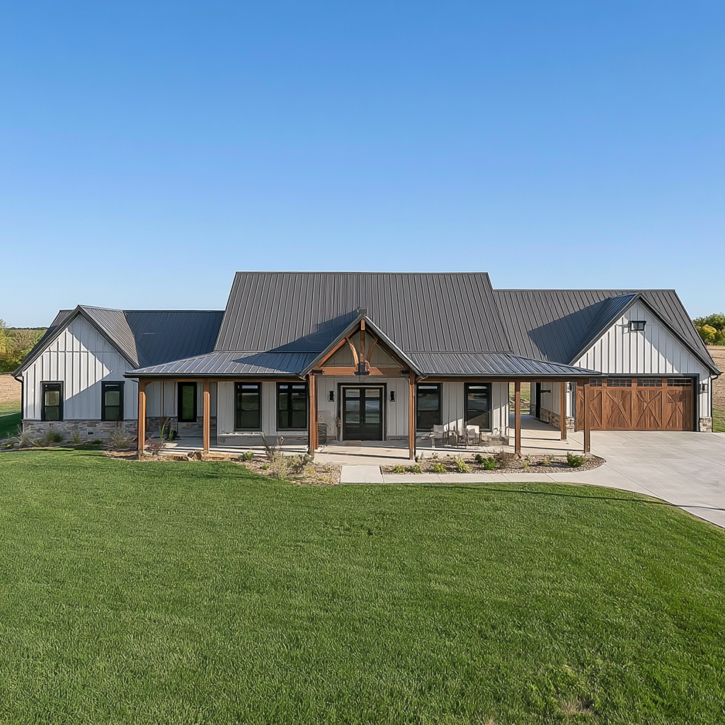 BRZ-30046 Barndominium House Plan