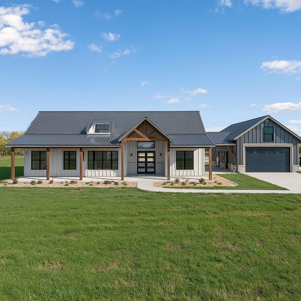 BRZ-30050 Barndominium House Plan