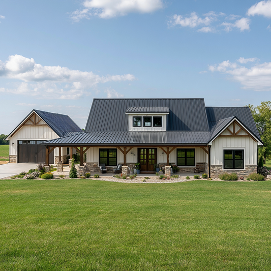 BRZ-30051 Barndominium House Plan