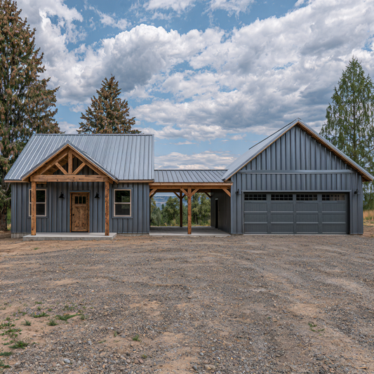 BRZ-30052 Barndominium House Plan