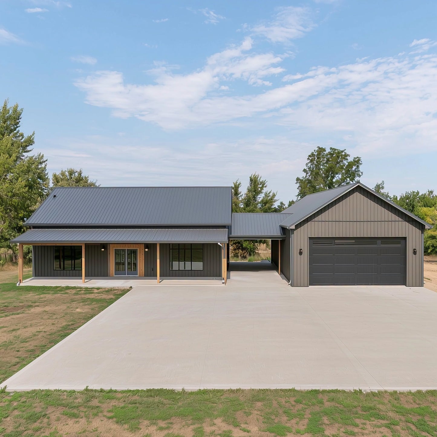 BRZ-30053 Barndominium House Plan