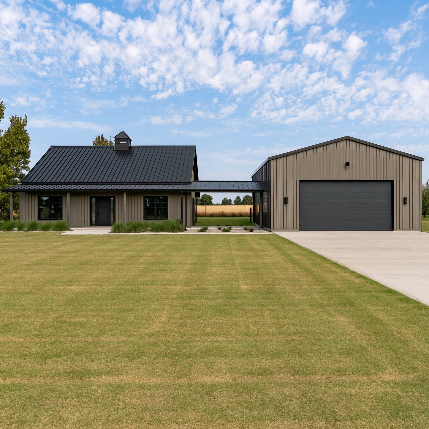BRZ-30055 Barndominium House Plan