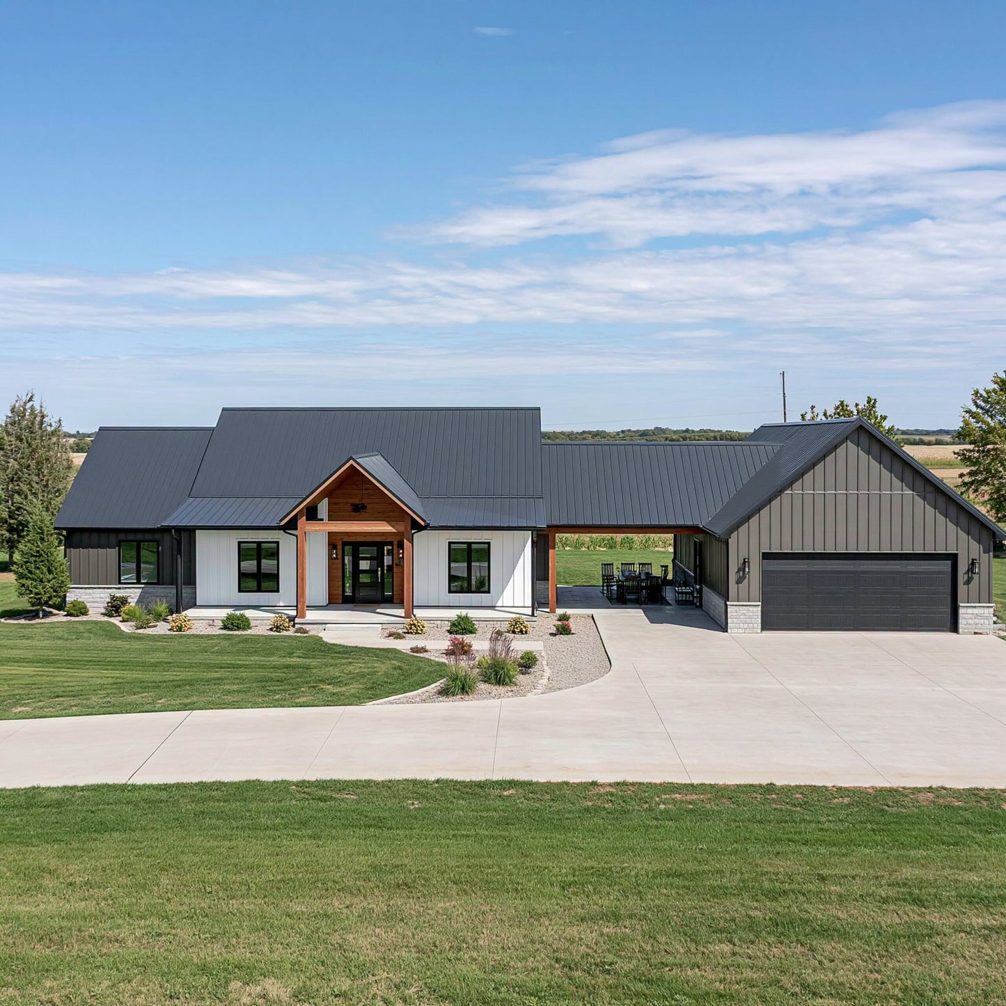 BRZ-30061 Barndominium House Plan