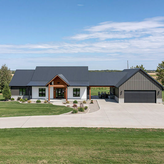 BRZ-30061 Barndominium House Plan