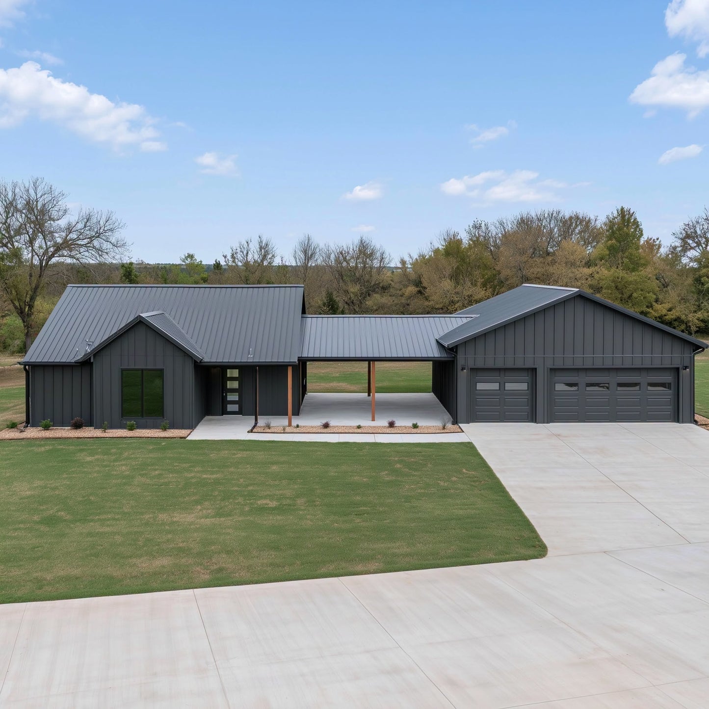BRZ-30063 Barndominium House Plan