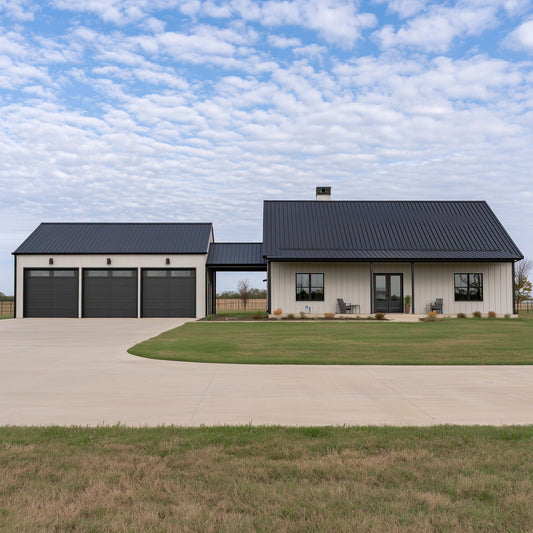 BRZ-30064 Barndominium House Plan
