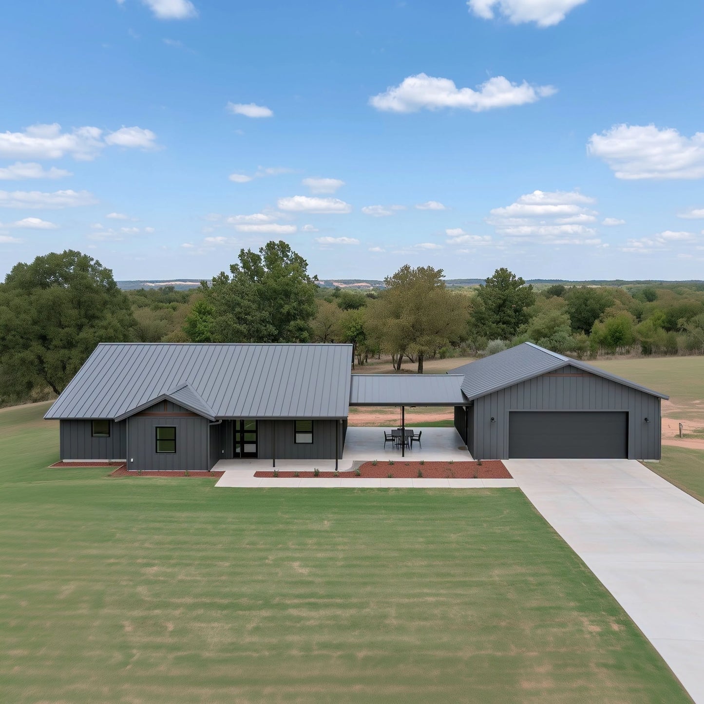 BRZ-30065 Barndominium House Plan