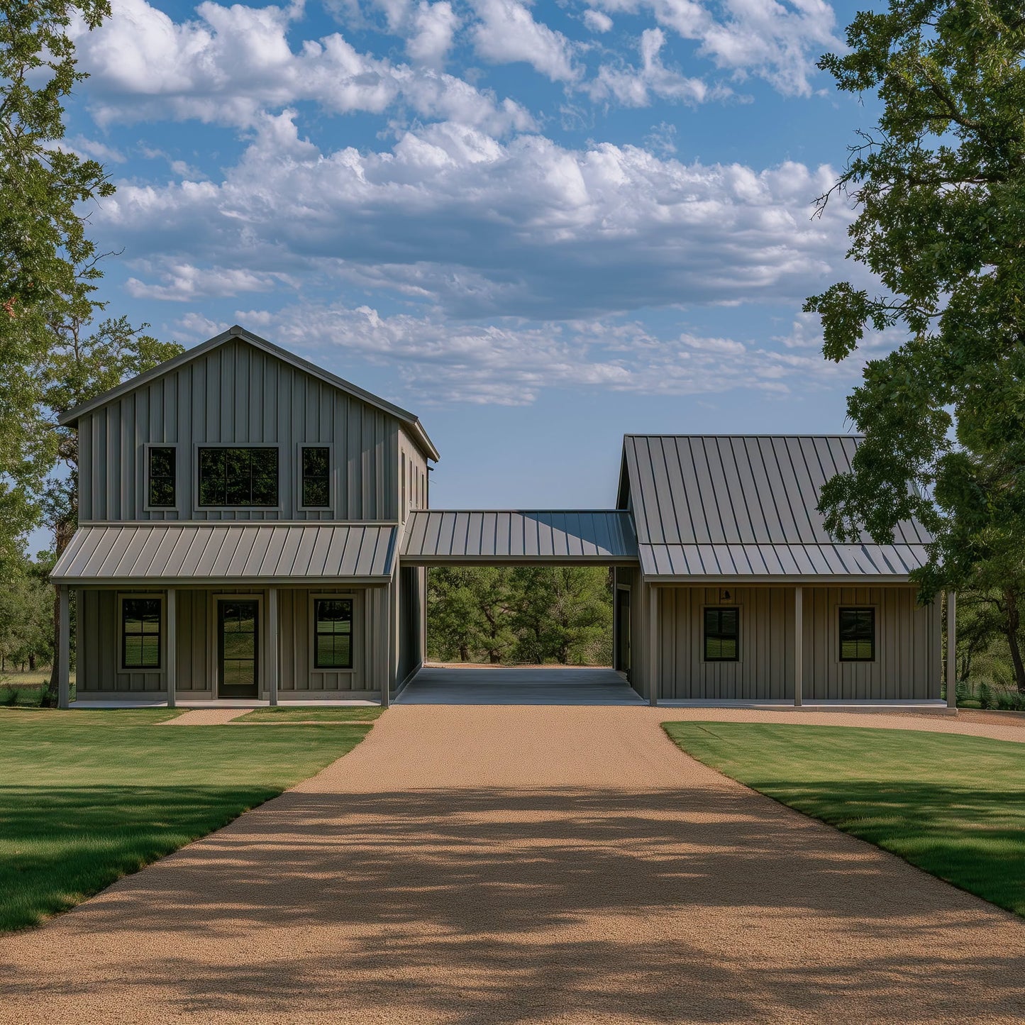 BRZ-30066 Barndominium House Plan
