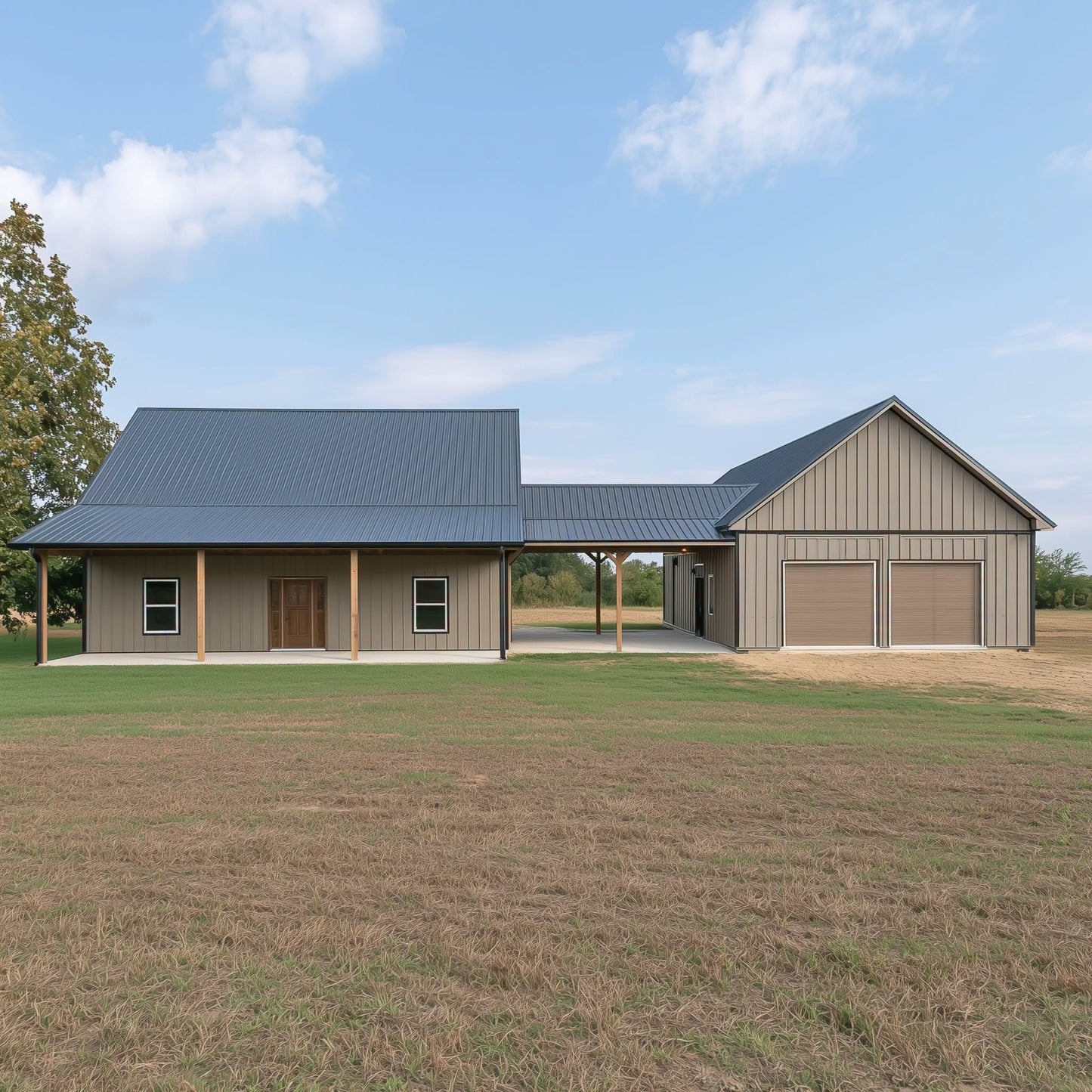 BRZ-30067 Barndominium House Plan