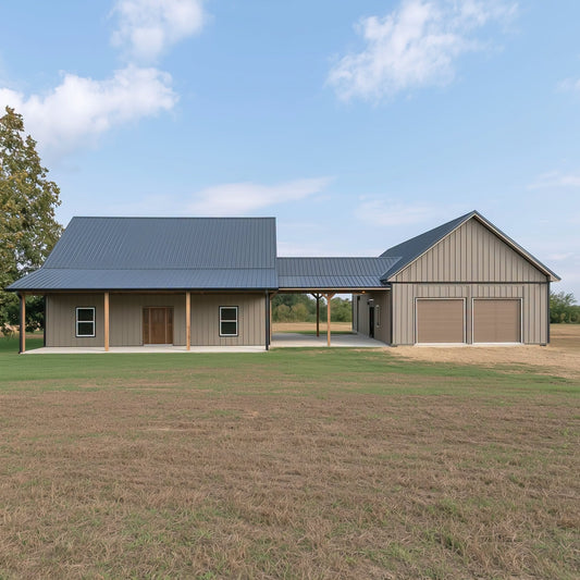 BRZ-30067 Barndominium House Plan