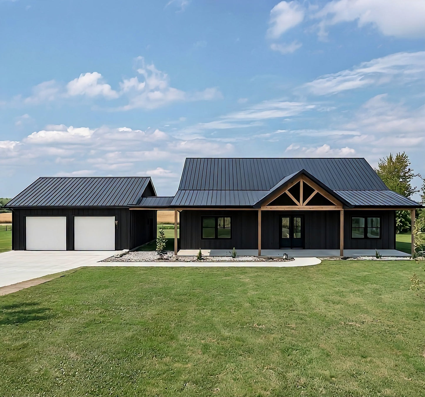 BRZ-30074 Barndominium House Plan