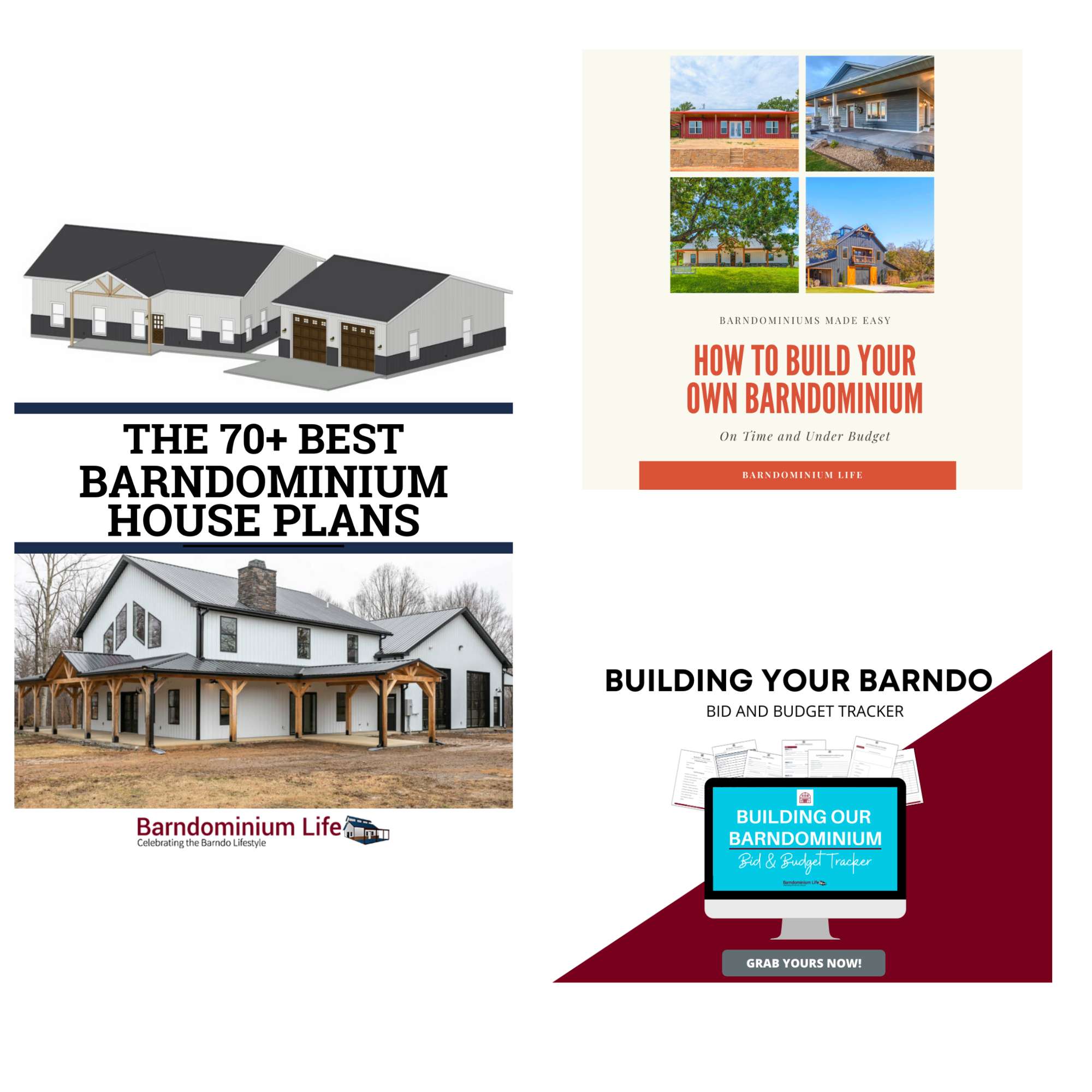 The Printed Bundle: Barndominium Program & Ready-To-Order House Plans Shipped To Your Door