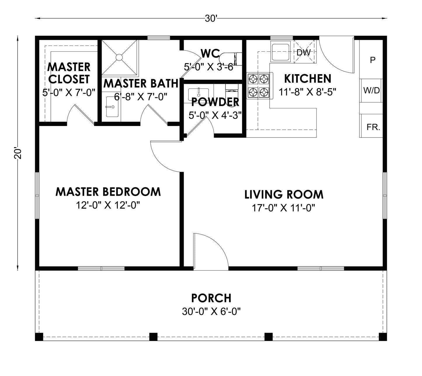 CB-10010 Barndominium House Plan