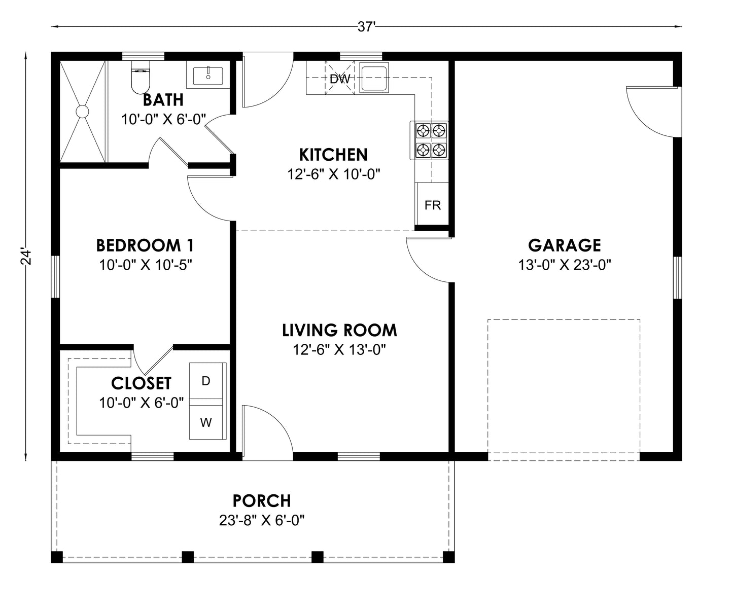 CB-10013 Barndominium House Plan