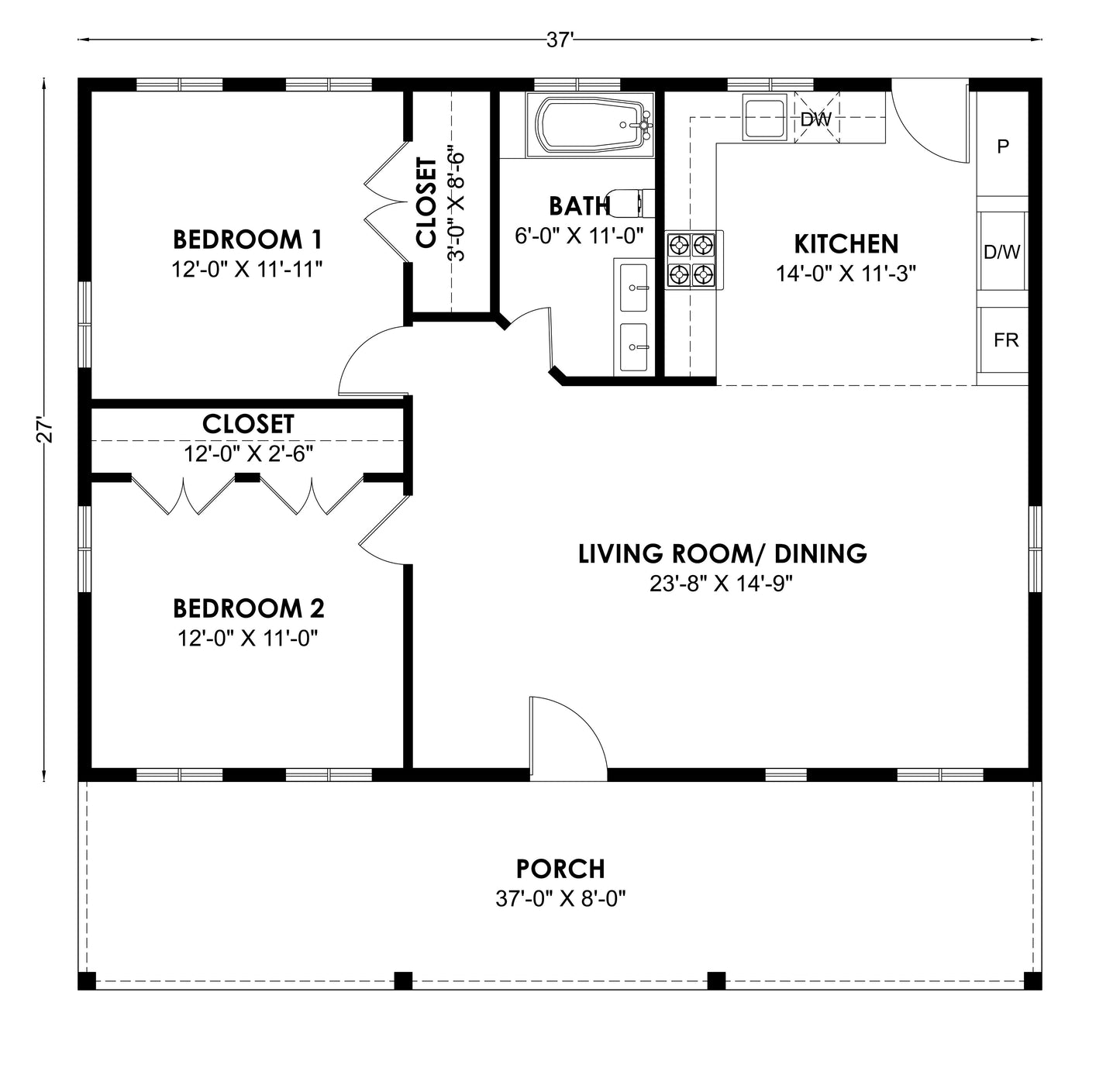CB-10015 Barndominium House Plan
