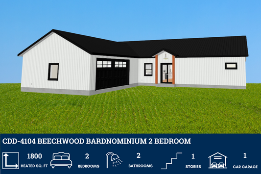 CDD-4104 Beechwood Barndominium House Plan