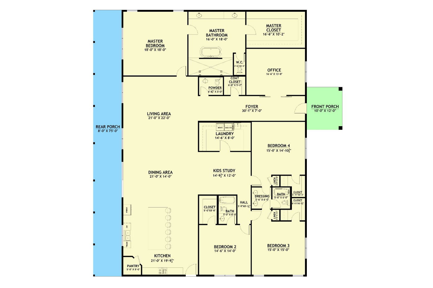 PL-61708 Nova Barndominium House Plan