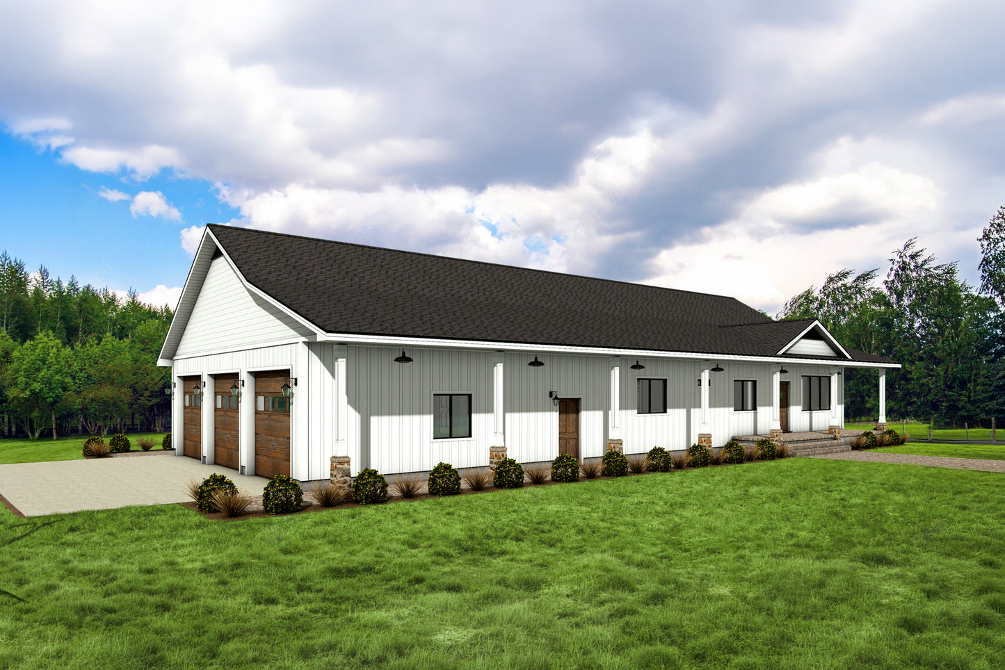 DR-105 Clyde Barndominium House Plan