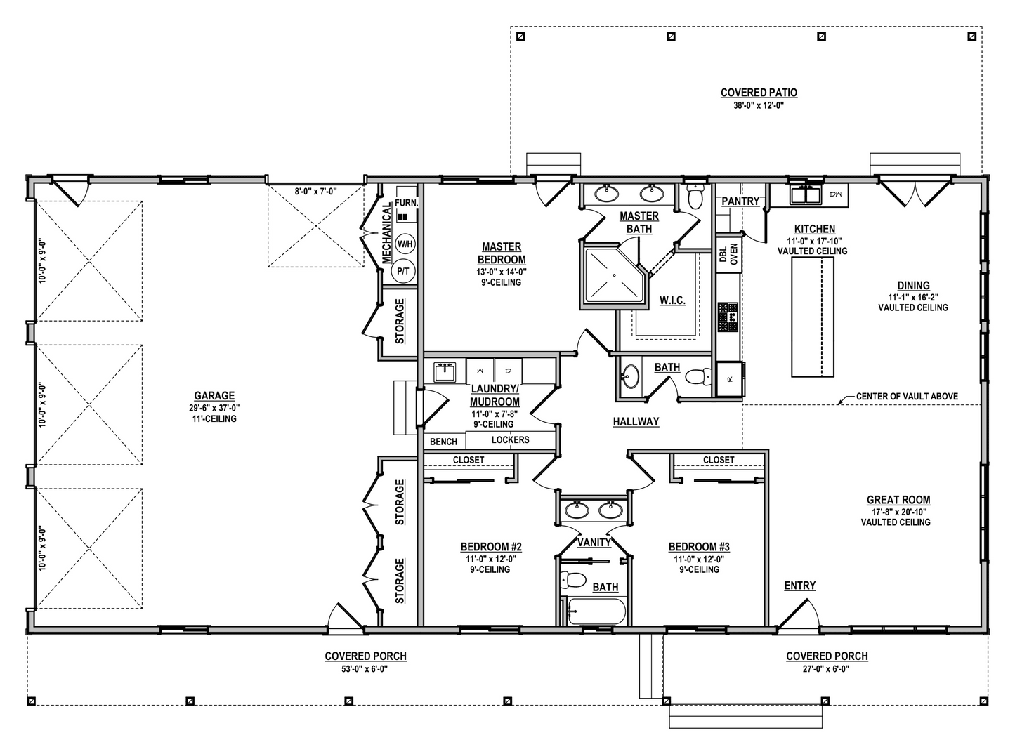 DR-105 Clyde Barndominium House Plan