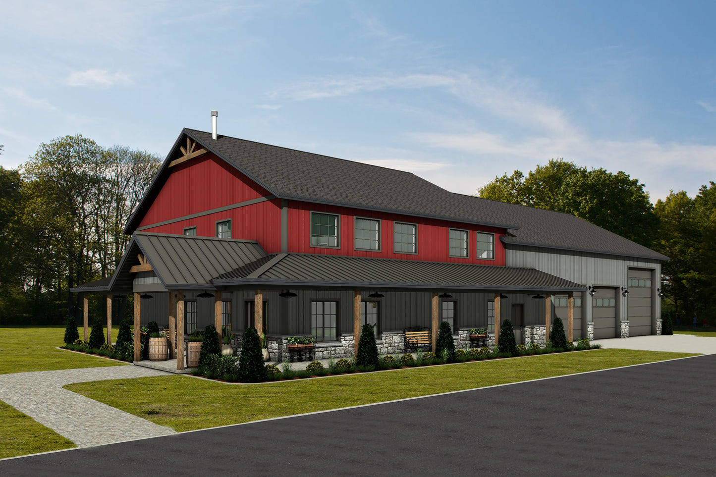 DR-109 Kate Barndominium House Plan