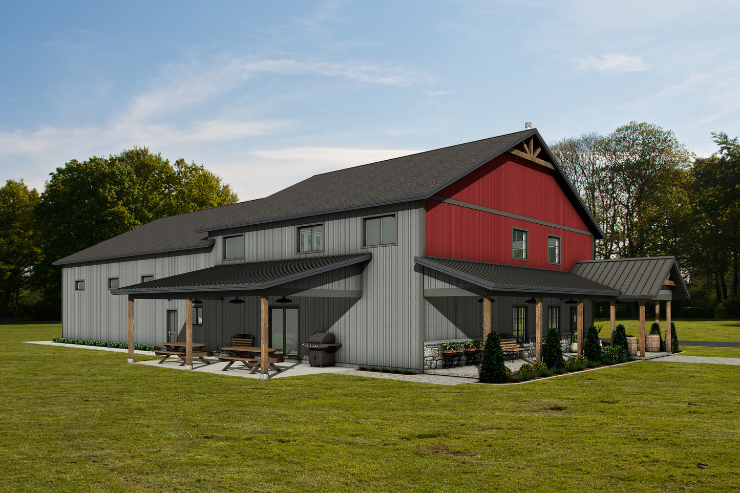 DR-109 Kate Barndominium House Plan