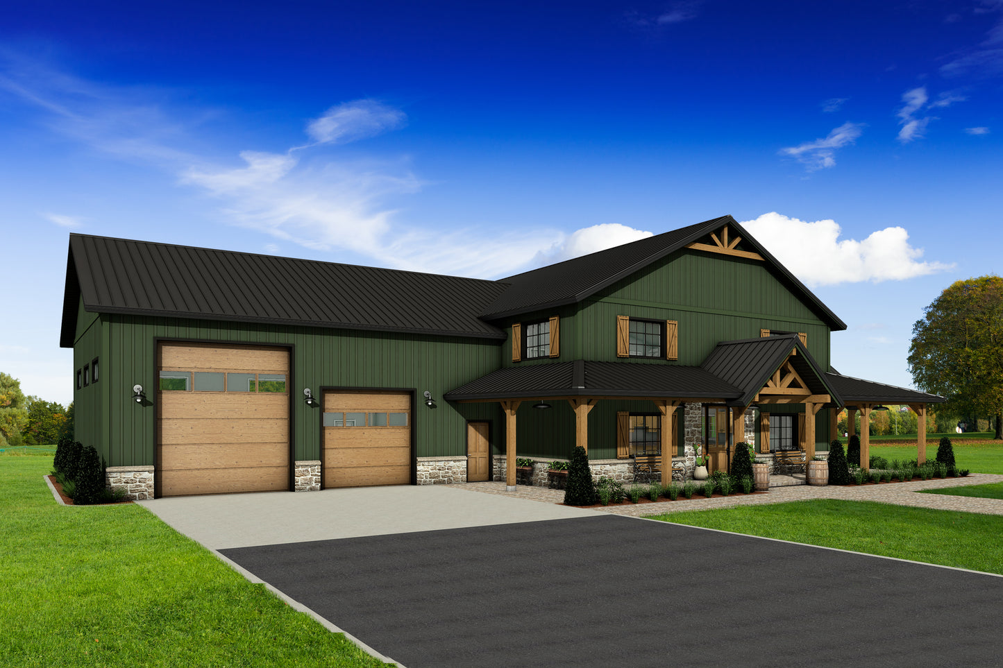 DR-111 Bryan Barndominium House Plan