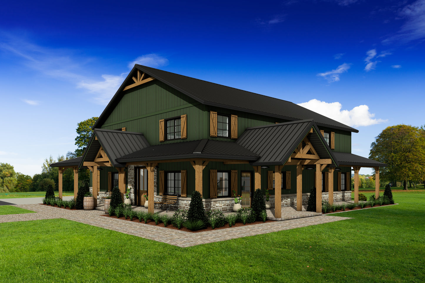 DR-111 Bryan Barndominium House Plan