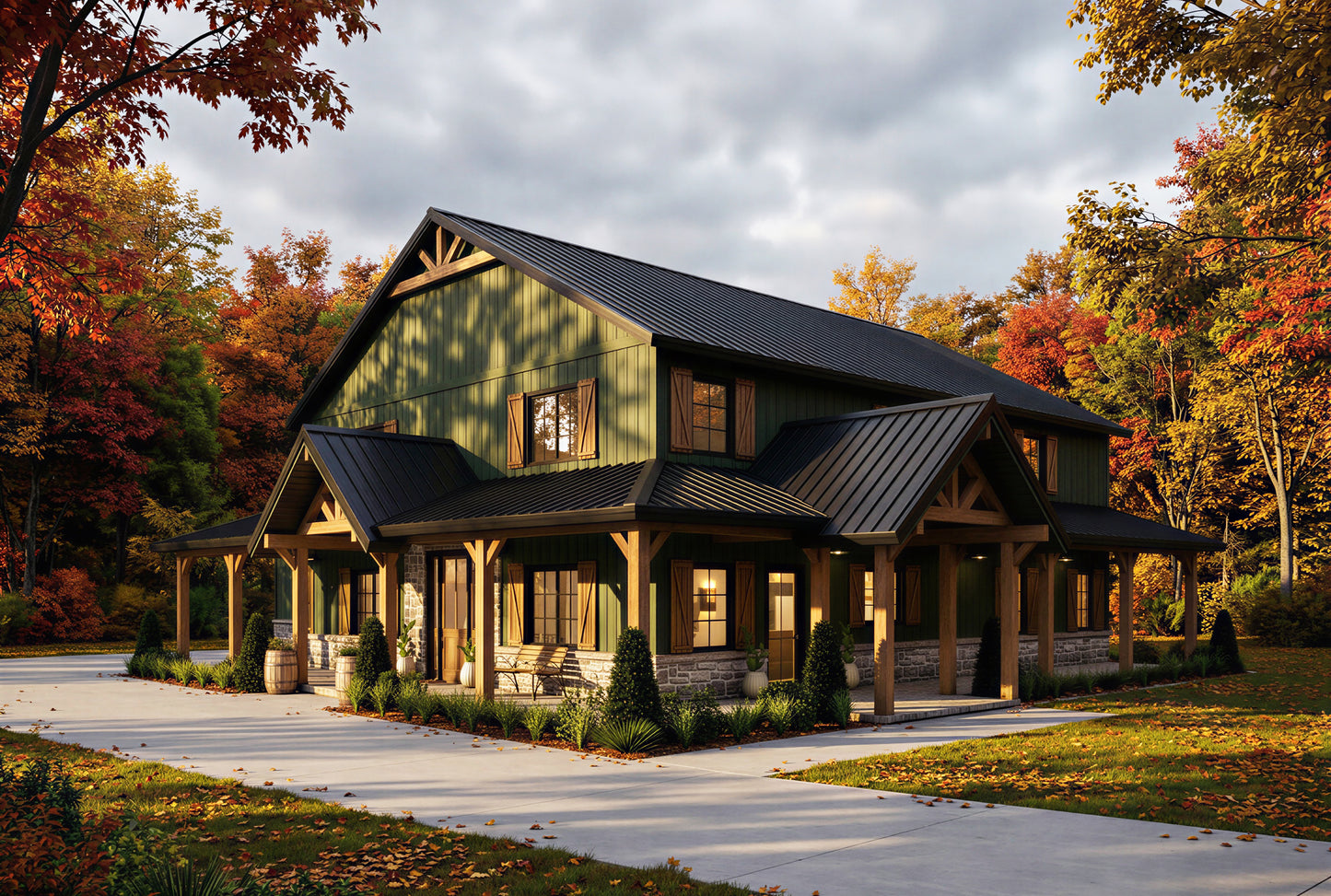 DR-111 Bryan Barndominium House Plan