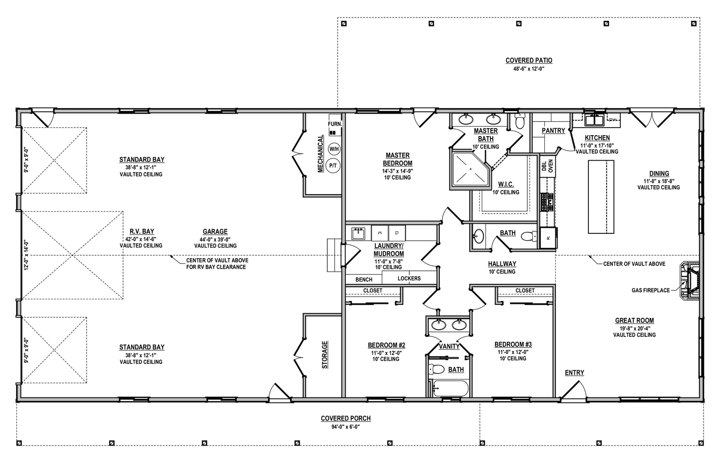 DR-112 Elena Barndominium House Plan