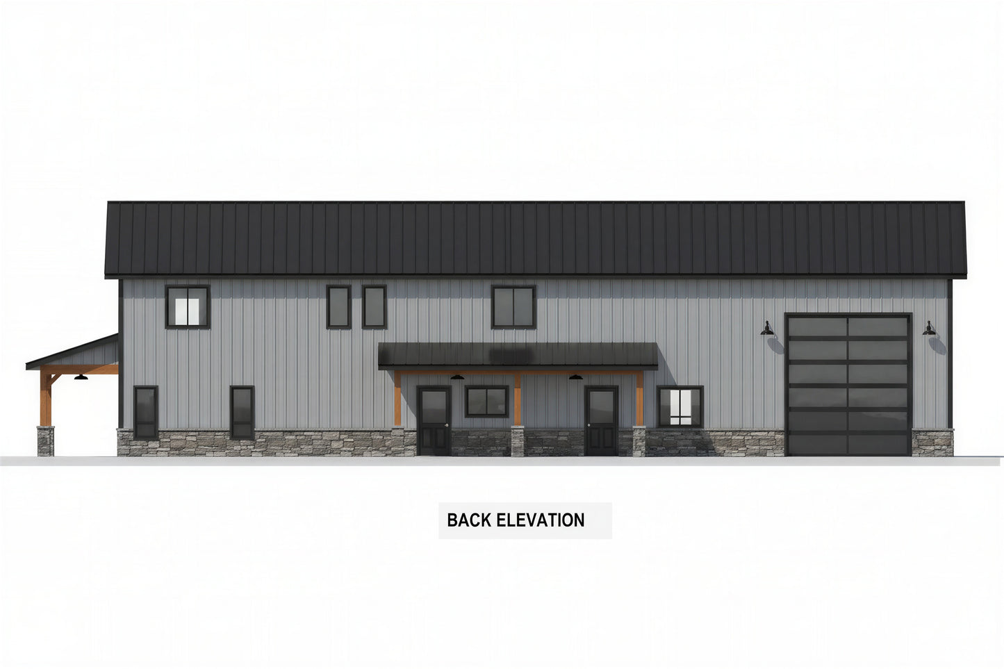 DR-114 Carrie Barndominium House Plan