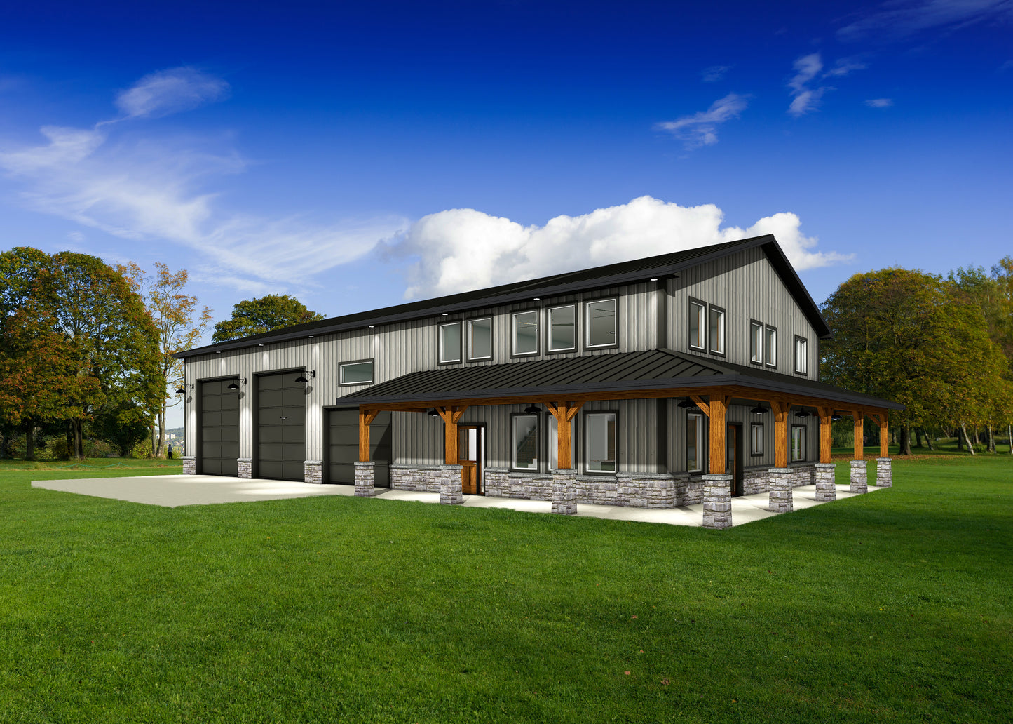 DR-114 Carrie Barndominium House Plan