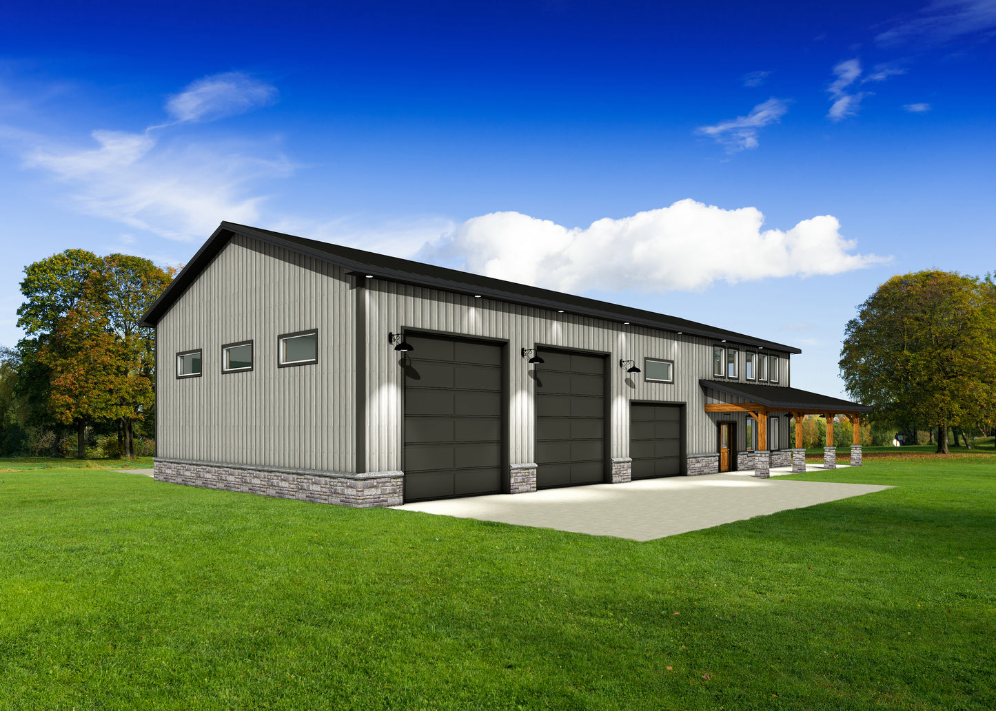 DR-114 Carrie Barndominium House Plan