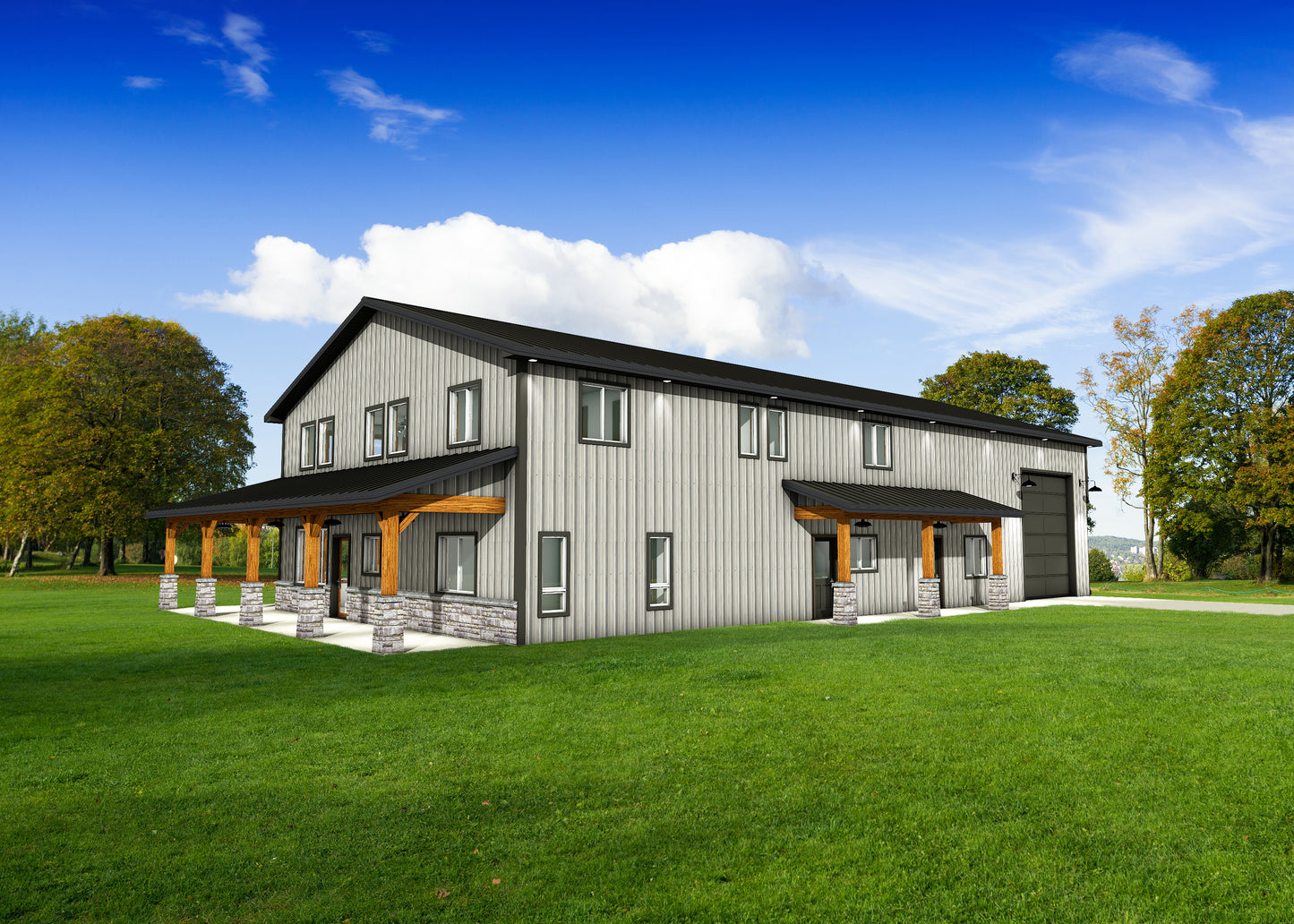 DR-114 Carrie Barndominium House Plan