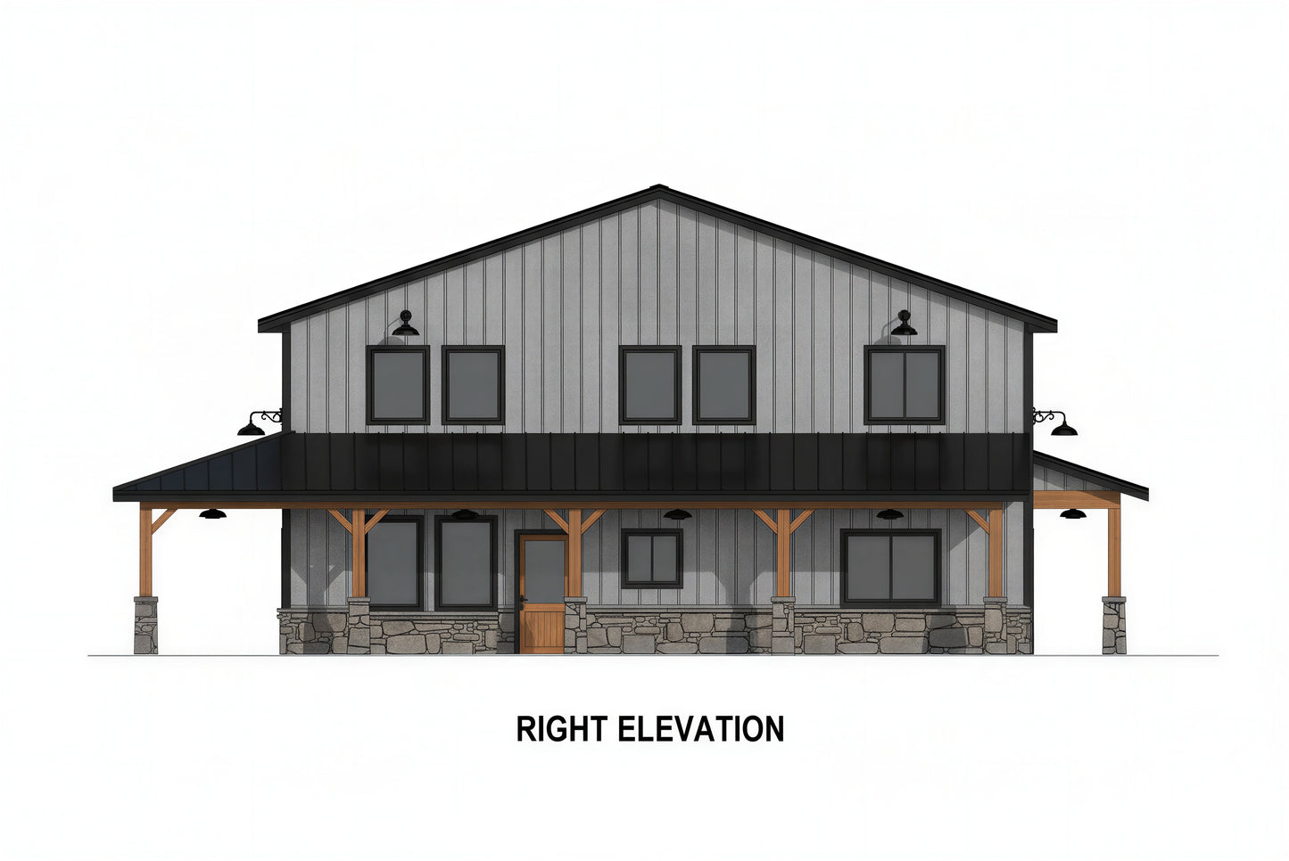 DR-114 Carrie Barndominium House Plan
