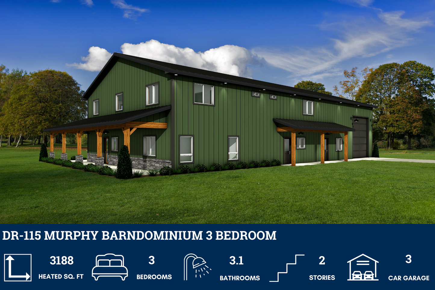 DR-115 Murphy Barndominium House Plan