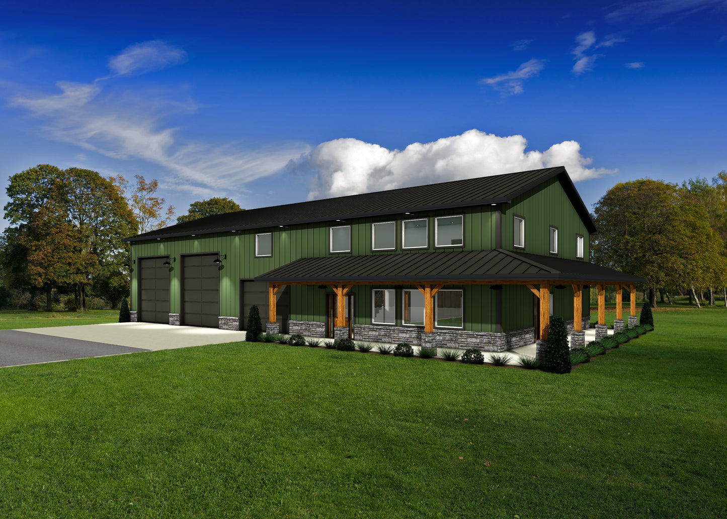 DR-115 Murphy Barndominium House Plan
